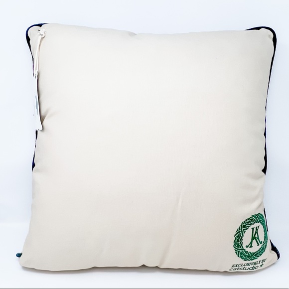 Keeneland Embroidered Pillow by Cat Studio - Picture 2 of 6